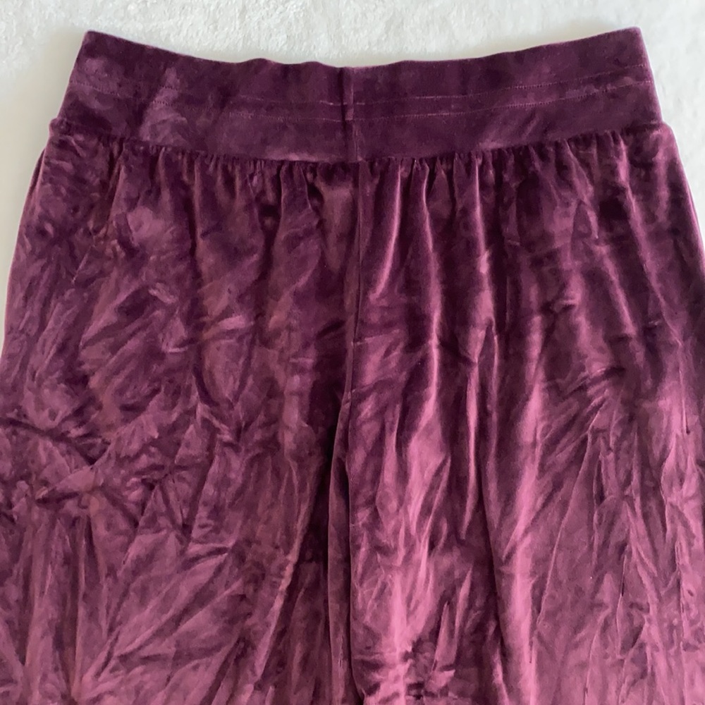 {VS} Victoria's Secret | Velour High Waist Joggers African Violet Purple (XL) - Picture 14 of 16